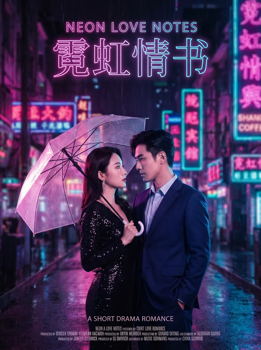 草莓100电影 热播都市爱情短剧 - 霓虹情书海报