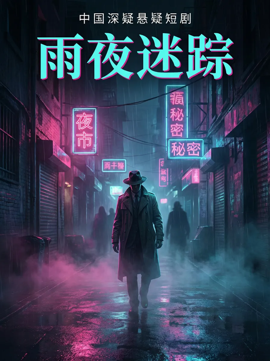 草莓100电影 悬疑追踪短剧 - 雨夜迷踪海报